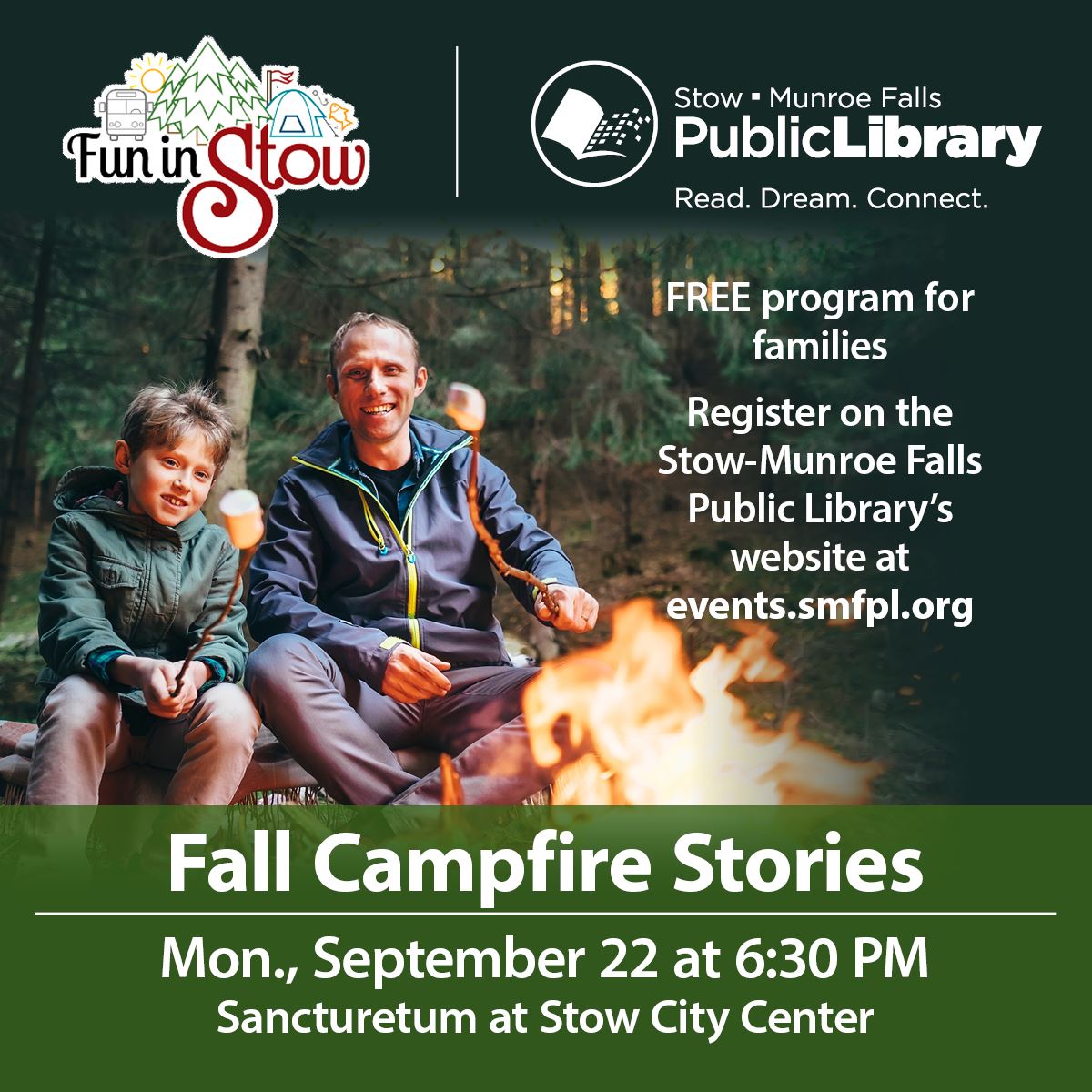 Connect with Nature Fall Campfire Stories