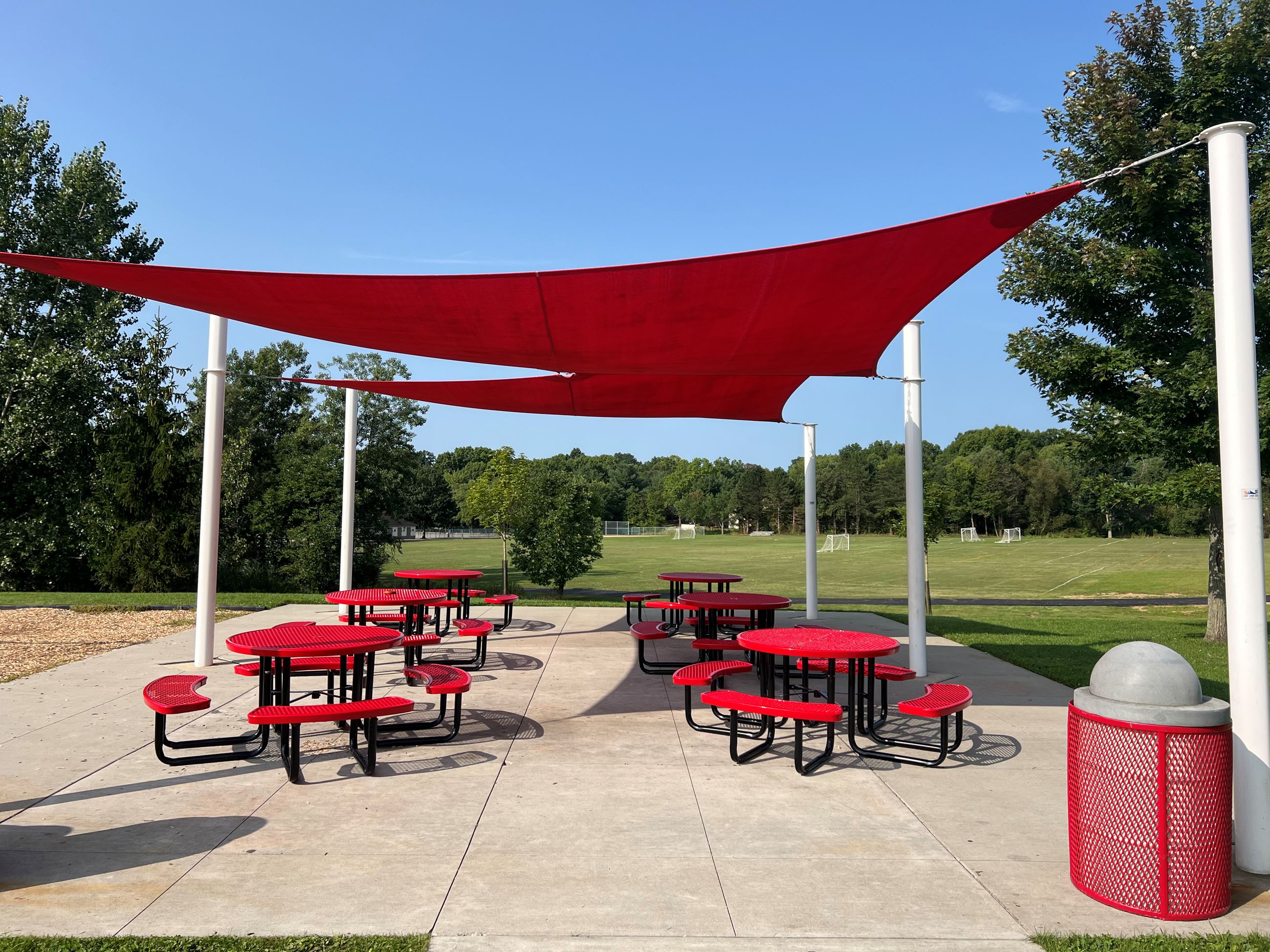 OT Shade Sail with New Tables