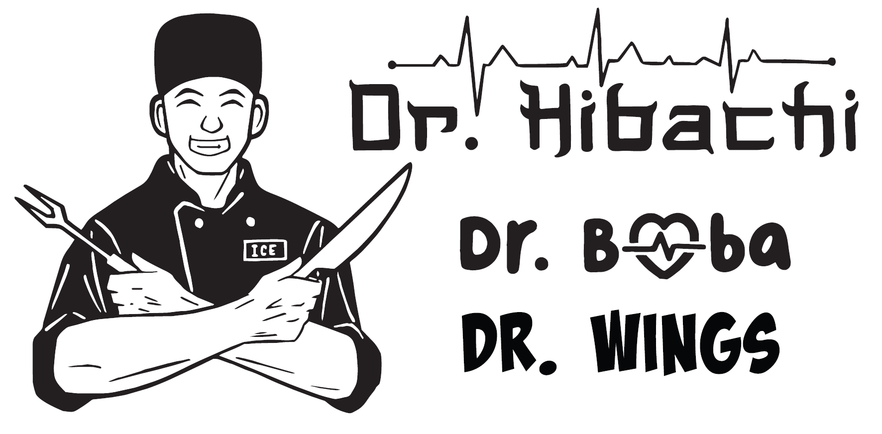 Dr Hibachi Boba Wings logo