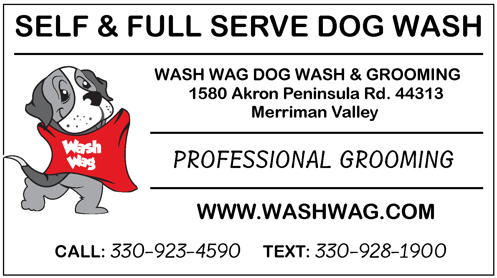 Wash Wag Dog Wash and Grooming BWB