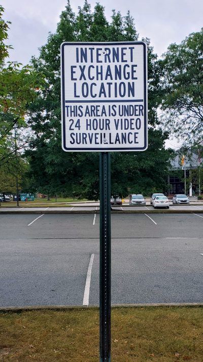 Internet Exchange Location - This Area is Under 24 Hour Video Surveillance