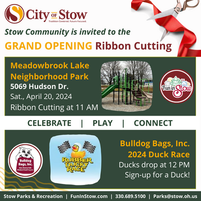 Meadowbrook Lake Park Ribbon Cutting
