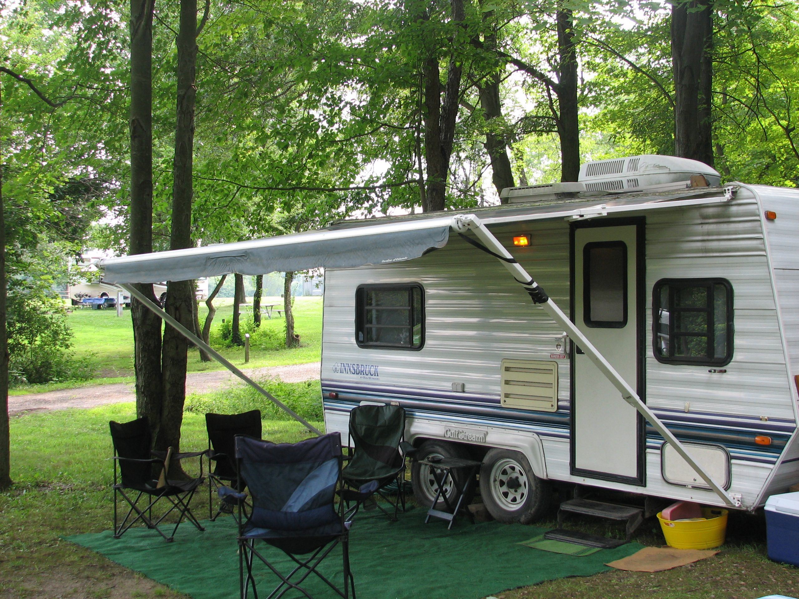 Camper Parked Outside
